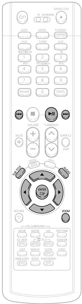 SAMSUNG HT-P1200 - Press ZOOM button. - 1