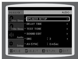 SAMSUNG HT-P1200 - Setting the Speaker Mode - 2