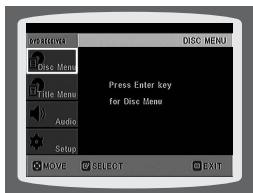 SAMSUNG HT-P1200 - Using the Title Menu - 1