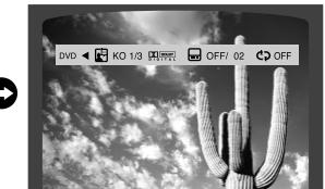 SAMSUNG HT-TX72T - Press the INFO button. - 3