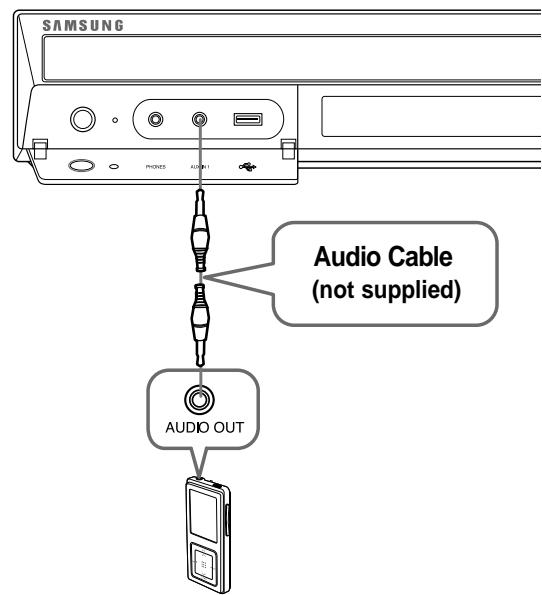 SAMSUNG HT-TX72T - AUX1:FrontPanel(MP3player) - 1