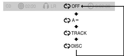 SAMSUNG HT-TX72T - To Select a Repeat Playback Mode in the Disc Information Screen - 12