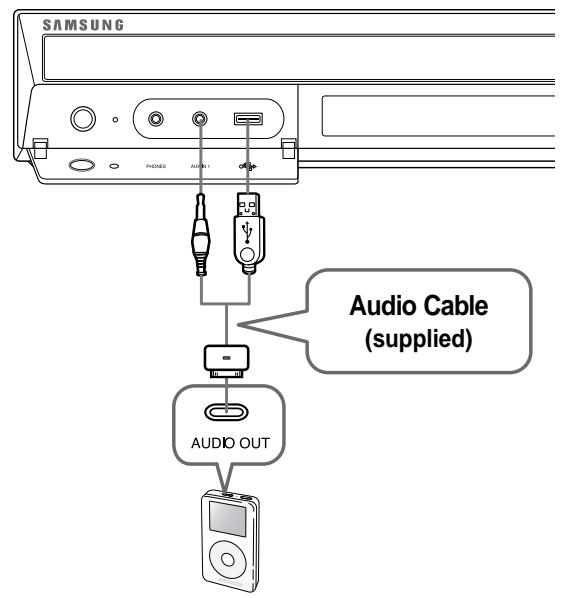 SAMSUNG HT-TX72T - AUX1:FrontPanel (iPodonly) - 1