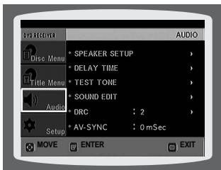 SAMSUNG HTQ40T-XAC - Setting the Delay Time - 3