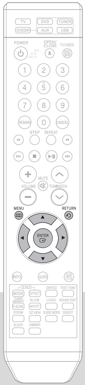 SAMSUNG HTQ40T-XAC - Setting the Language - 1
