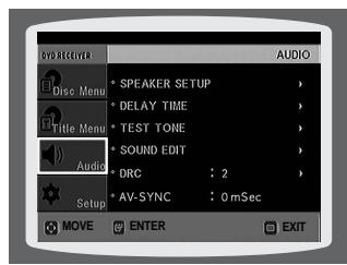 SAMSUNG HTQ45T-XAC - Setting the DRC (Dynamic Range Compression) - 3