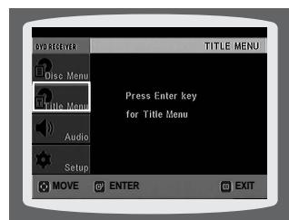SAMSUNG HTQ45T-XAC - Using the Title Menu - 2