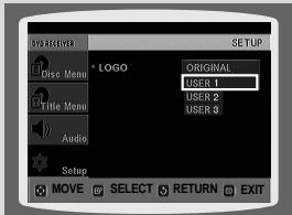 SAMSUNG HTQ45T-XAC - Setting the Wallpaper - 4