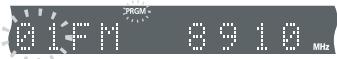 SAMSUNG HTQ45T-XAC - Example: Presetting FM 89.1 in the memory - 2