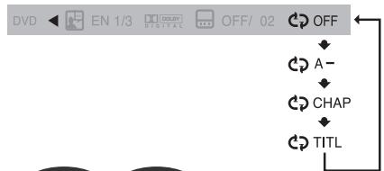 SAMSUNG HTQ45T-XAC - To Select a RepeatPlayback Mode in the Disc Information Screen - 2