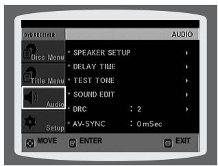 SAMSUNG HTQ45T-XAC - Setting the Delay Time - 3