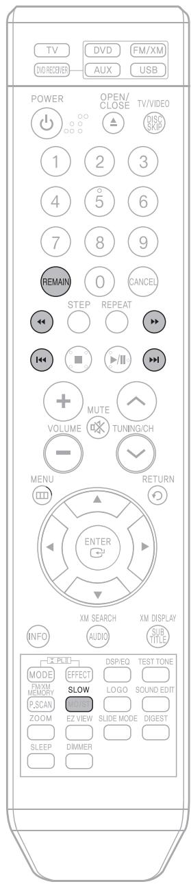 SAMSUNG HTQ45T-XAC - Press the REMAIN button. - 3