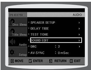 SAMSUNG HTTQ85T-XAC - Method 1 When adjusting the audio quality using the setup screen - 3