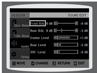 SAMSUNG HTTQ85T-XAC - Method 1 When adjusting the audio quality using the setup screen - 4