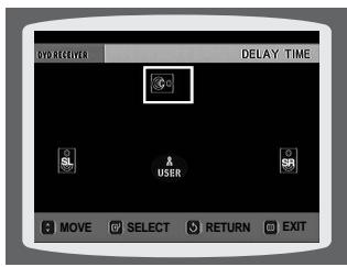 SAMSUNG HTTQ85T-XAC - Setting the Delay Time - 5