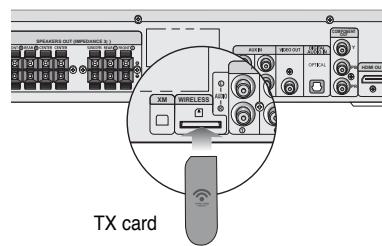 SAMSUNG HTTQ85T-XAC - Connecting the optional Wireless Receiving Amplifier - 2