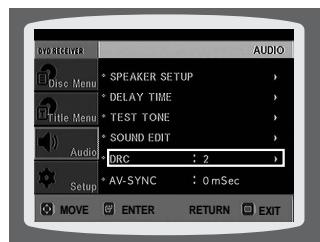 SAMSUNG HTTQ85T-XAC - Setting the DRC (Dynamic Range Compression) - 4