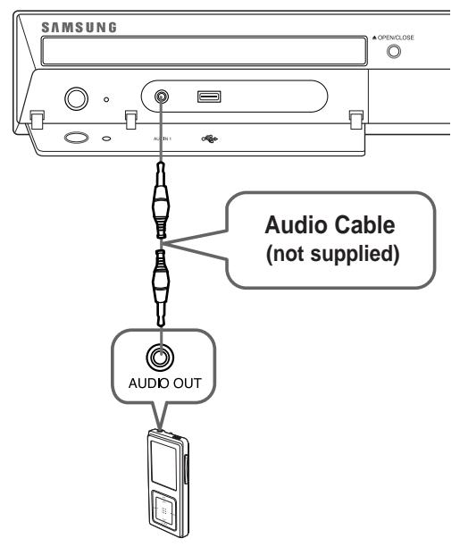 SAMSUNG HTX40T-XAC - Connecting Audio from External Components - 1