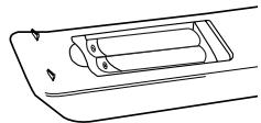 SAMSUNG HTX40T-XAC - Insert Remote Batteries - 2