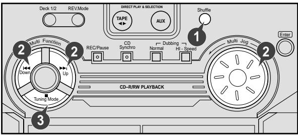 SAMSUNG MAX-ZL65 - When you have finished the random playback, press or press the Shuffle button again. - 1