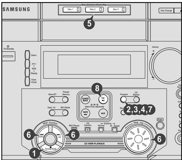 SAMSUNG MAX-ZL65 - Checking or Changing Programmed Tracks - 1