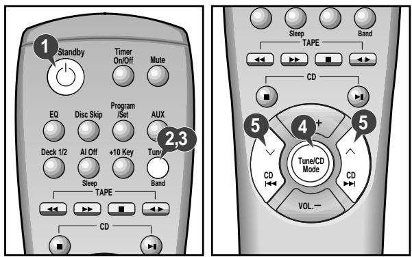 SAMSUNG MAX-ZL65 - You can listen to a stored radio station as follows: - 1