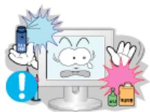 SAMSUNG SYNCMASTER 192MP - Do not place water containers, chemical products or small metal objects on the monitor. - 1