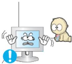 SAMSUNG SYNCMASTER 204B - Do not place the product on an unstable or small surface area. - 1