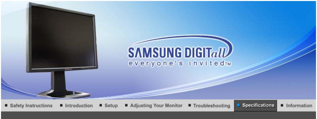 SAMSUNG SYNCMASTER 214T - • Judging the monitor's working condition - 1