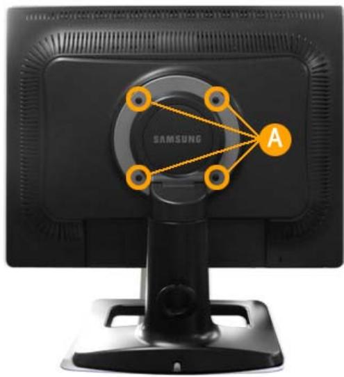 SAMSUNG SYNCMASTER 214T - Removing the base - 1