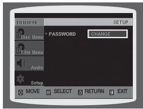 SAMSUNG HT-X810 - SETTING THE PASSWORD - 3