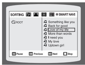 SAMSUNG HT-X810 - Moving Directly to a Scene/Song - 5
