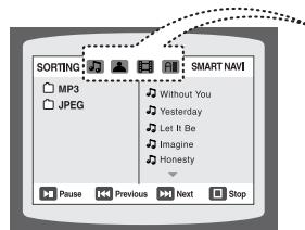 SAMSUNG HT-X810 - To play a file icon in the screen, - 1