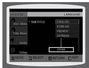 SAMSUNG HT-X810 - SETTING THE LANGUAGE - 4