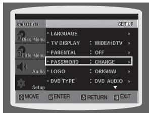 SAMSUNG HT-X810 - SETTING THE PASSWORD - 2