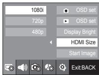 SAMSUNG SASMUNG NV24 HD - ■ Setting the HDMI resolution - 1