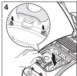 SAMSUNG SC-61E0, SC6780 - CHANGING THE DUST BAG - 4