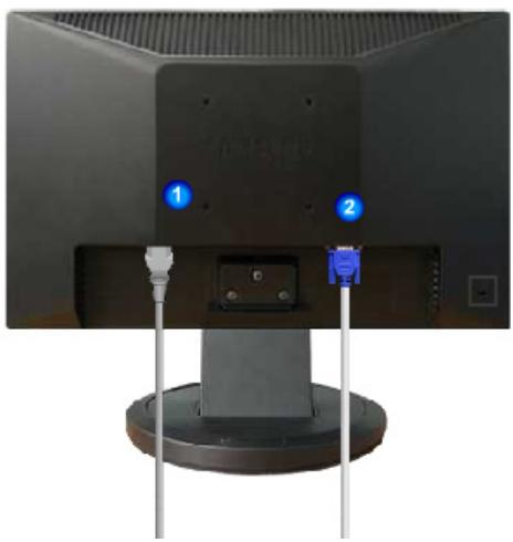SAMSUNG SYNCMASTER 923NW - Rear - 1
