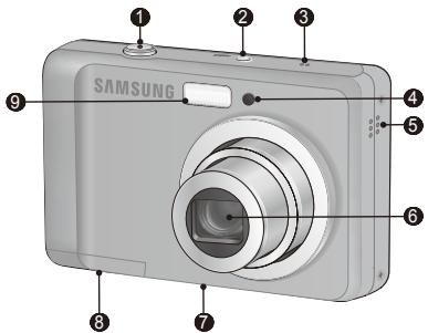 SAMSUNG ES15-SILVER - 相機佈局 - 1