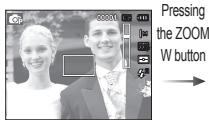 Pressing the ZOOM W button
