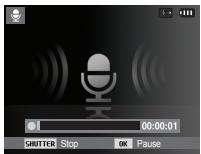 00:00:01 SHUTTER Stop OK Pause