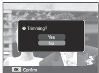 Trimming? Yes No OK Confirm