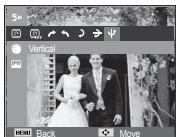 SAMSUNG ES25 - Rotating an image - 6