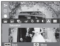5M Saturation MENU Back Move
