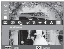 5M Add Noise MENU Back Move
