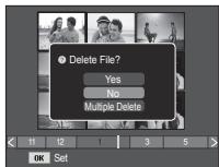Delete File? Yes No Multiple Delete