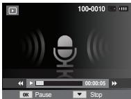 100-0010 00:00:05 OK Pause Stop