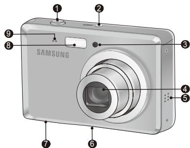 SAMSUNG ES55-GREY - تصميم الكاميرا - 2