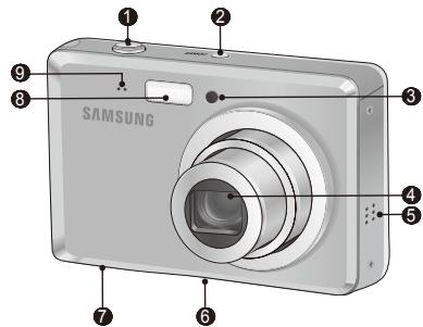 SAMSUNG ES55-GREY - شکل ظاهری دوربين - 2