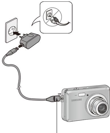 SAMSUNG ES55-GREY - Chargement de la batterie - 2
